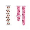 Posh Tech Cherry + Silicone Bands for Apple Watch Samsung & Garmin - 2 of 4