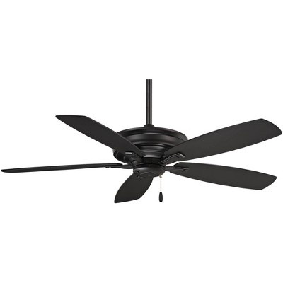 52" Minka Aire Modern Industrial Indoor Ceiling Fan Coal Black for Living Room Kitchen Bedroom Family Dining House Home Office