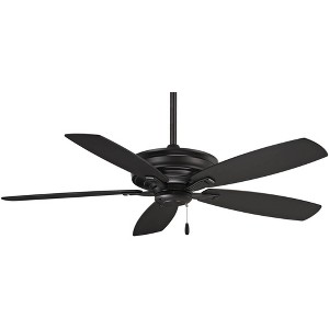 52" Minka Aire Modern Industrial Indoor Ceiling Fan Coal Black for Living Room Kitchen Bedroom Family Dining House Home Office - 1 of 4