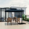 Tangkula Patio 9.5FT Square Cantilever Offset Umbrella Double Vented 360° Heavy Duty - 2 of 4