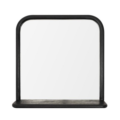 MH London Ricky 24" x 24" Solid Wood Wall Mounted Accent Mirror