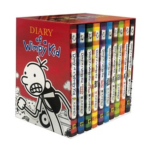 Diary of a Wimpy Kid Box of Books 1-10 Hardcover Gift Set - by  Jeff Kinney - 1 of 1