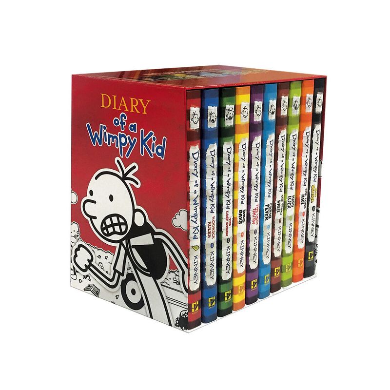 Diary of a Wimpy Kid Box of Books - by  Jeff Kinney (Hardcover), 1 of 2