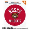 North Dakota State College of Science Wildcats Logo Automotive Car Window Locker Circle Bumper Sticker - 3 of 4