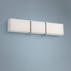 Minka Lavery Modern Wall Light Chrome Hardwired 24 1/4" Fixture Light Bar LED Mitered White Glass for Bathroom Vanity Living Room - 2 of 3