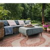 Courtyard CY8751 UV & Stain Resistant Non-Shedding Power Loomed Indoor/Outdoor Rugs - Safavieh - 2 of 4