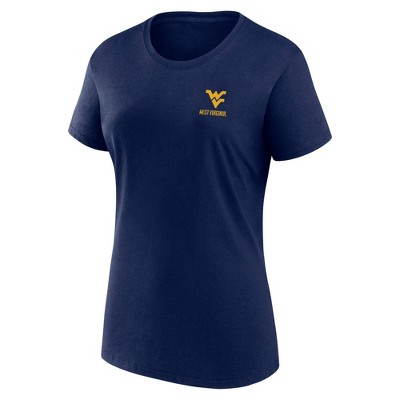 NCAA West Virginia Mountaineers Women's Bi-Blend Crew Neck T-Shirt