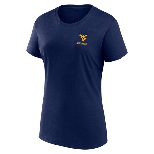NCAA West Virginia Mountaineers Women's Bi-Blend Crew Neck T-Shirt - 1 of 3
