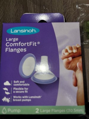Lansinoh Comfort Fit Breast Pump Flanges - 21mm - 2ct : Target