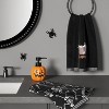 2pk Halloween 'Chilling' Skeleton Glow in the Dark Hand Towel Set Black - Hyde and EEK! Boutique™ - 2 of 4