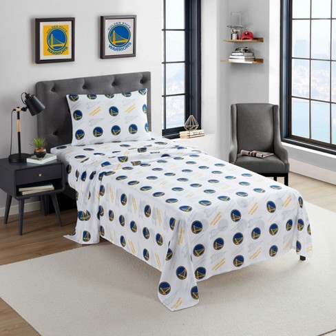 NBA Golden State Warriors Bed Sheet Sets by Sweet Home Collection® - image 1 of 4