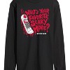 Men's - Scream - Favorite Scary Movie Long Sleeve Graphic T-Shirt - 2 of 4