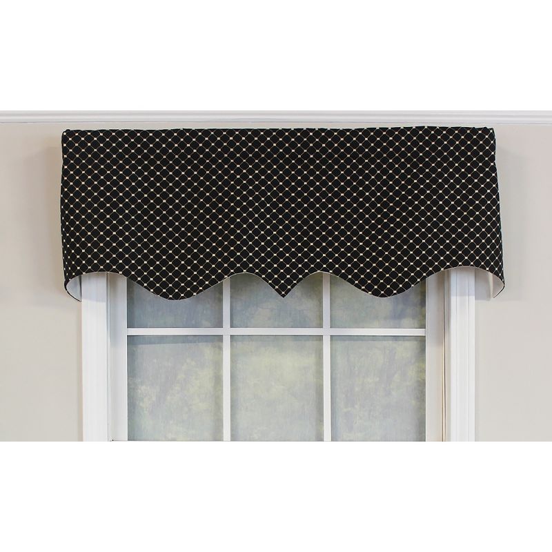 Passat Regal High-Quality 3in Rod Pocket Window Valance 50" x 17" by RLF Home, 2 of 5