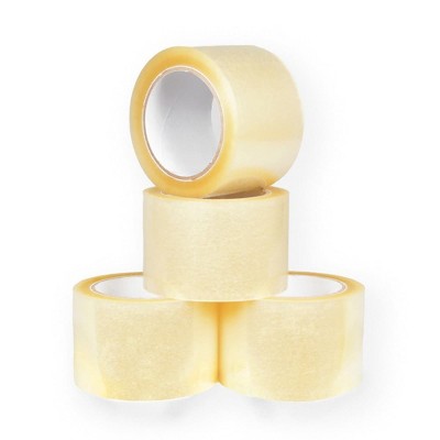 PSBM 24 Rolls 2.5 Mil Clear Carton Sealing Packaging Tape, 3" x 110 Yards (330 Ft.)