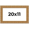 PosterPalooza | Contemporary Gold Picture Frame - UV Acrylic, Backing Board, Hanging Hardware Included - 2 of 4
