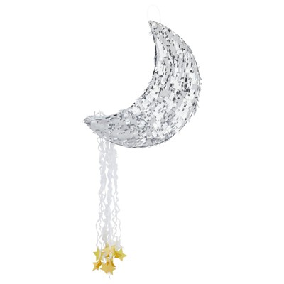 Blue Panda Juvale Pull String Moon Pinata for Twinkle Twinkle Little ...