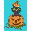 Men's The Simpsons Snowball II Jack-O'-Lantern T-Shirt - 2 of 4
