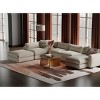 Anya Transitional Abstract Red/Brown/Orange Area Rug - 3 of 4