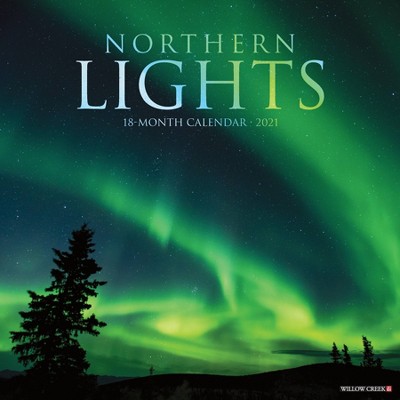 2021 Monthly Wall Calendar Northern Lights - Willow Creek Press