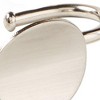 Saturday Knight Ltd "Loop" High Quality Metal Bath Shower Curtain Hooks Set of 12 - Chrome - 3 of 3