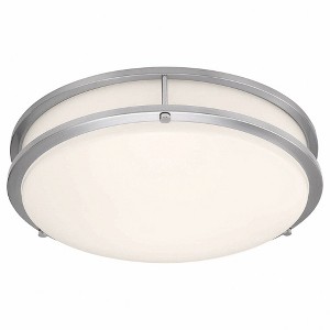 Access Lighting Solero II 1 - Light Flush Mount in  Brushed Steel - 1 of 1