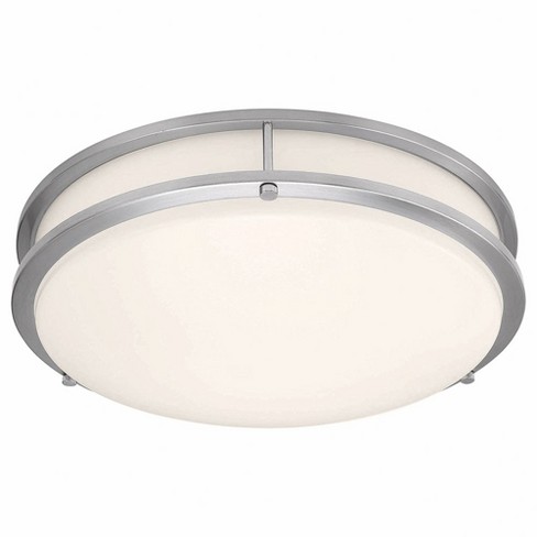 Access Lighting Solero II 1 - Light Flush Mount in  Brushed Steel - image 1 of 1