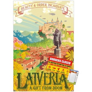 Trends International Marvel: Hero Lands - Latveria Unframed Wall Poster Prints - 1 of 4
