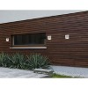 Elegant Lighting LED Outdoor Wall lamp L:W:8 H:8 9.5W 600LM 3000K black Finish Acrylic Lens - 2 of 3