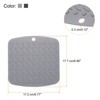 Unique Bargains Heat Resistant Non-Slip Flexible Durable Trivet Mat 4 Pcs - 2 of 4