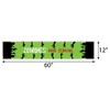 Big Dot of Happiness Zombie Zone - Petite Halloween or Birthday Zombie Crawl Party Paper Table Runner - 12 x 60 inches - 3 of 4