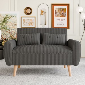 Celebalcony 47.24'' Slipcovered Loveseat - 1 of 4