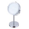 ELLE Vanity Mirror with LED Lights in Silver - 3 of 4