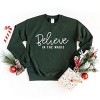 Simply Sage Market Believe In The Magic Sweatshirt - M - Forest - 3 of 4