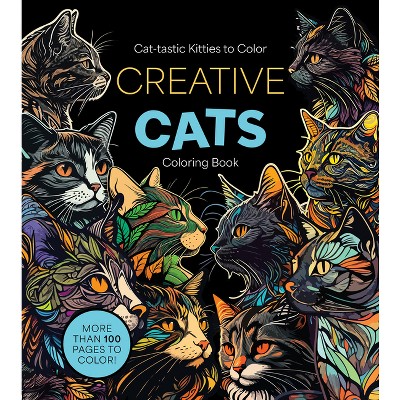 Creative Cats Coloring Book - (chartwell Coloring Books) By Editors Of ...