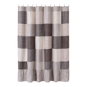 Florette Patchwork Shower Curtain 72x72 VHC Brands - 1 of 1