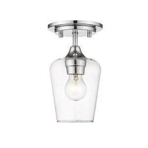 Z-Lite Joliet 1 - Light Flush Mount in  Chrome - 1 of 1