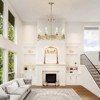 Rennnsan Lavrelle 33"W 8-Light Wagon Wheel Crystal Classic Dimmable Chandelier in Gold - 2 of 4