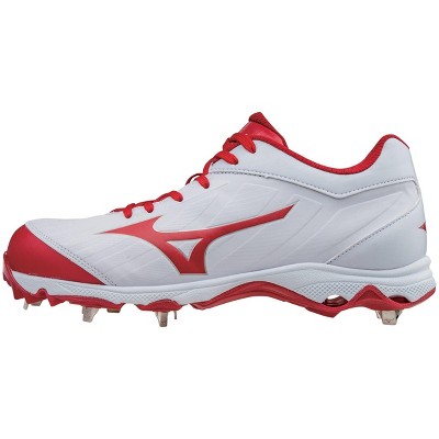 mizuno red cleats for softball