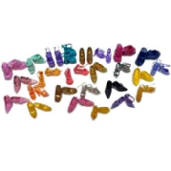 Doll Clothes Superstore 25 Sets Of Fashion Doll Shoes Fits Barbie Doll Foot and 11 1/2 inch Dolls