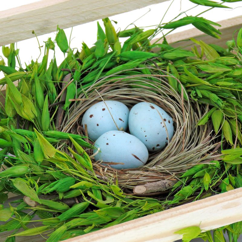 17" Artificial Easter Triple Nest Table Decoration - National Tree Company, 3 of 4
