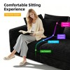 102.4" Luxury Plush Corduroy Cloud 4-Seater Sofa with Deep Cushions & Soft Pillows - 4 of 4