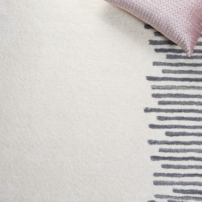 Safavieh Deco Vibes Ivory & Grey Tufted Wool Square Rug