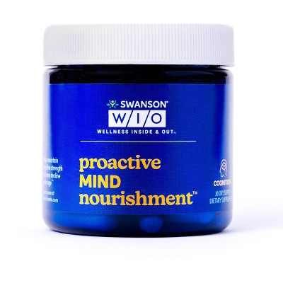 Swanson W/I/O proactive MIND nourishment - 30 veggie caps.
