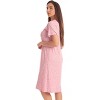 Dreamcrest Womens Nightgown with Lace Trim  Short Sleeve Sleepwear Pajamas with Stretch  Solids & Prints - 2 of 3