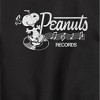 Boys' - Peanuts - Records Dancing Snoopy Graphic Long Sleeve Fleece Sweatshirt - 2 of 4