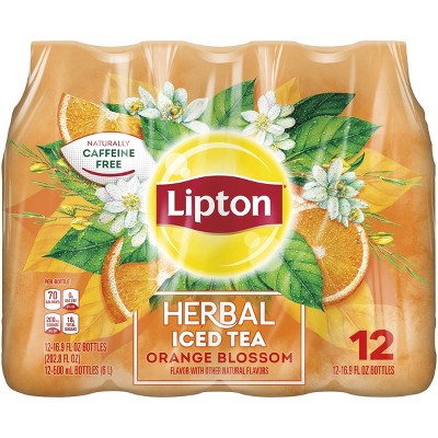 Lipton Herbals Orange Blossom Tea - 12pk/16.9 fl oz Bottles