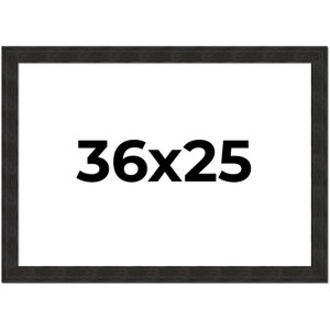 PosterPalooza | Contemporary Black Picture Frame - UV Acrylic, Backing Board, Hanging Hardware Included - 1 of 4