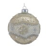 Melrose Snowflake Glass Ball Ornament (Set of 6) - image 4 of 4