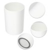 Unique Bargains Bathroom Toothbrush Tumblers PP Cup for Bathroom Kitchen Color White Gray 4.05''x2.91'' 2pcs - 3 of 4
