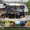 Alvantor 10'x10' 4-6 Person Pop Up Screen House Room Bug Free Gazebo Portable Screen Enclosures - 2 of 4